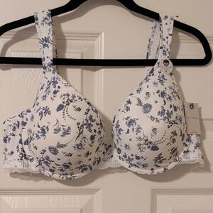Lucky Brand Blue Floral Women's Bra